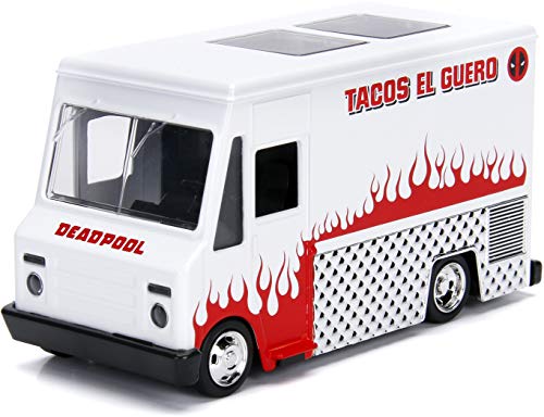 Jada Diecast Marvel Deadpool Deadpool Taco Truck 1 32 Scale Collection
