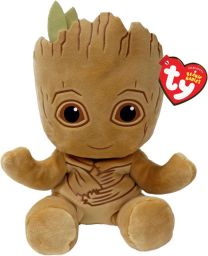 TY Original Beanie Babies Collection Marvel Groot 18cm Soft Plush Toy