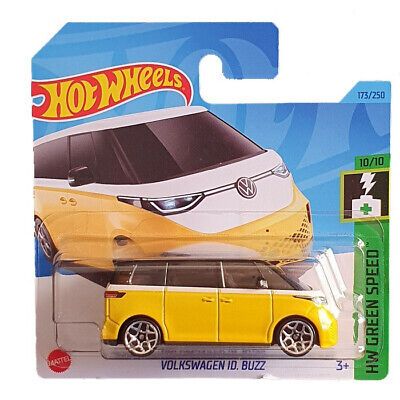 Volkswagen ID Buzz Hot Wheels Green Speed, Collectible Yellow