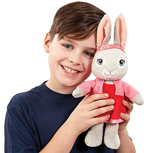 Rainbow Designs Peter Rabbit Lily Bobtail Talking Soft Toy Beatrix Potter Cuddly Bunny Rabbit