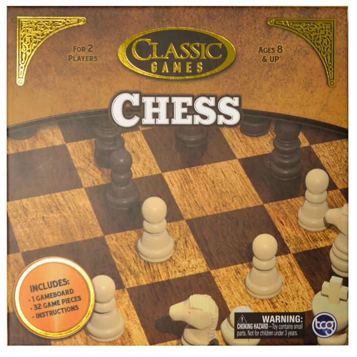 Chess Classic Game Ages 8 And Up 2 Player Board Game by TCG