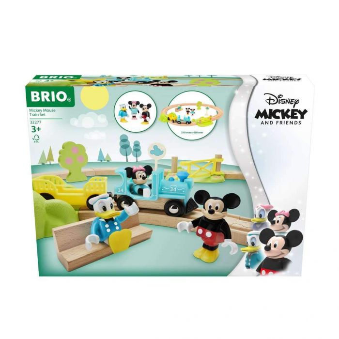 BRIO Disney Mickey and Friends Mickey Mouse Wooden Train Set