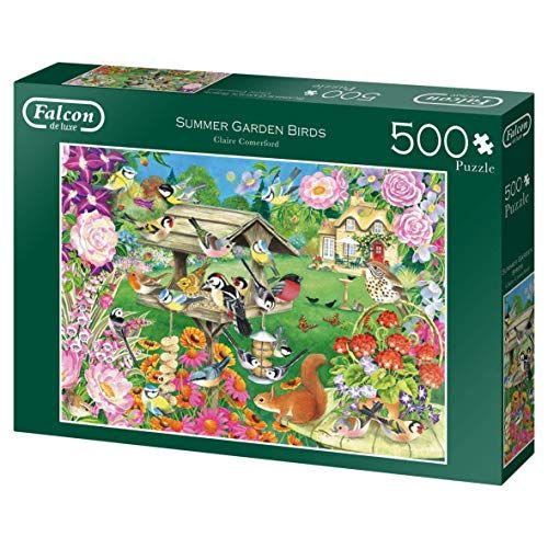 Falcon de luxe Summer Garden Birds 500 piece jigsaw puzzle NEW 