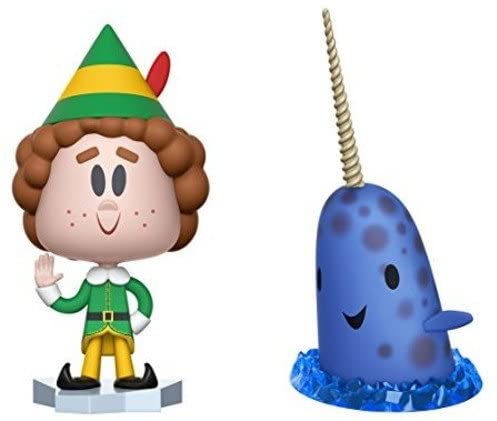 Buddy Elf and Narwhal Vynl Figure Set