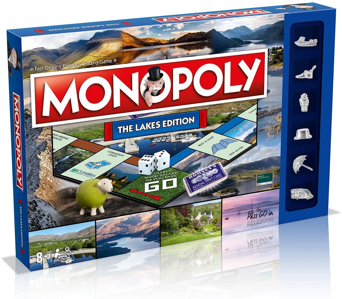 Monopoly The Lakes Regional Board Game Now Back In Stock