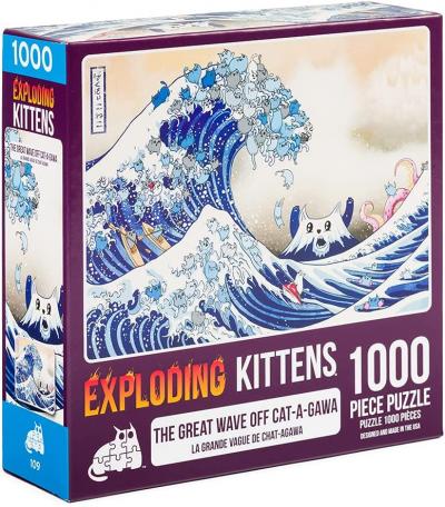 Exploding Kittens 1000 Piece Jigsaw Puzzles Are Now Available At Phillips Toys